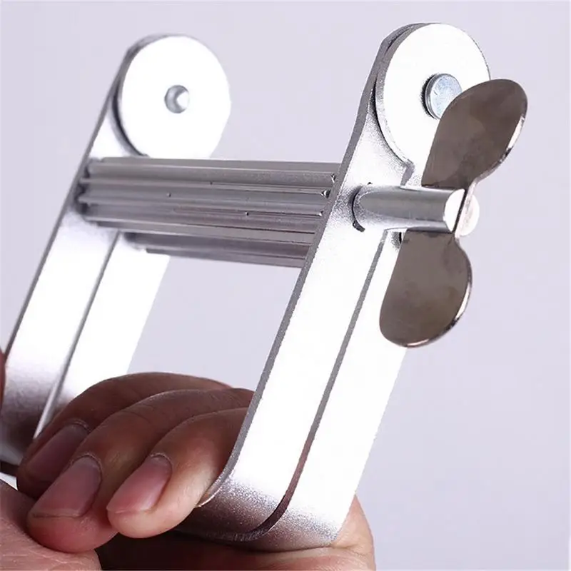 1pcs Tube Squeezer Lazy Toothpaste Dispenser Metal Squeezing Tools Hair Color Dye Cosmetic Paint Wringer |