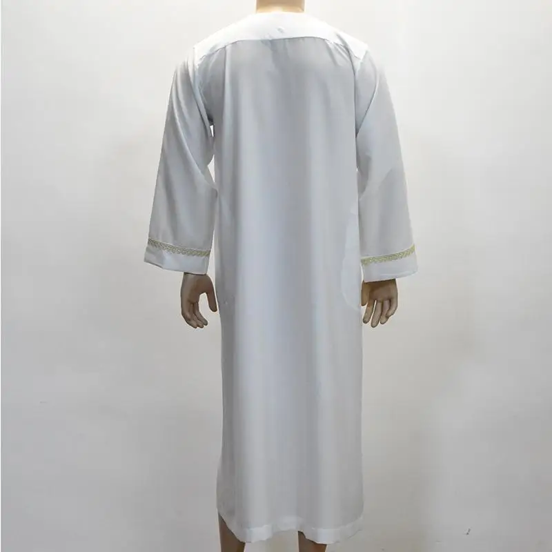 Мужской Thawb мусульманский Арабский исламский халат на Ближнем Востоке Jubba tobe