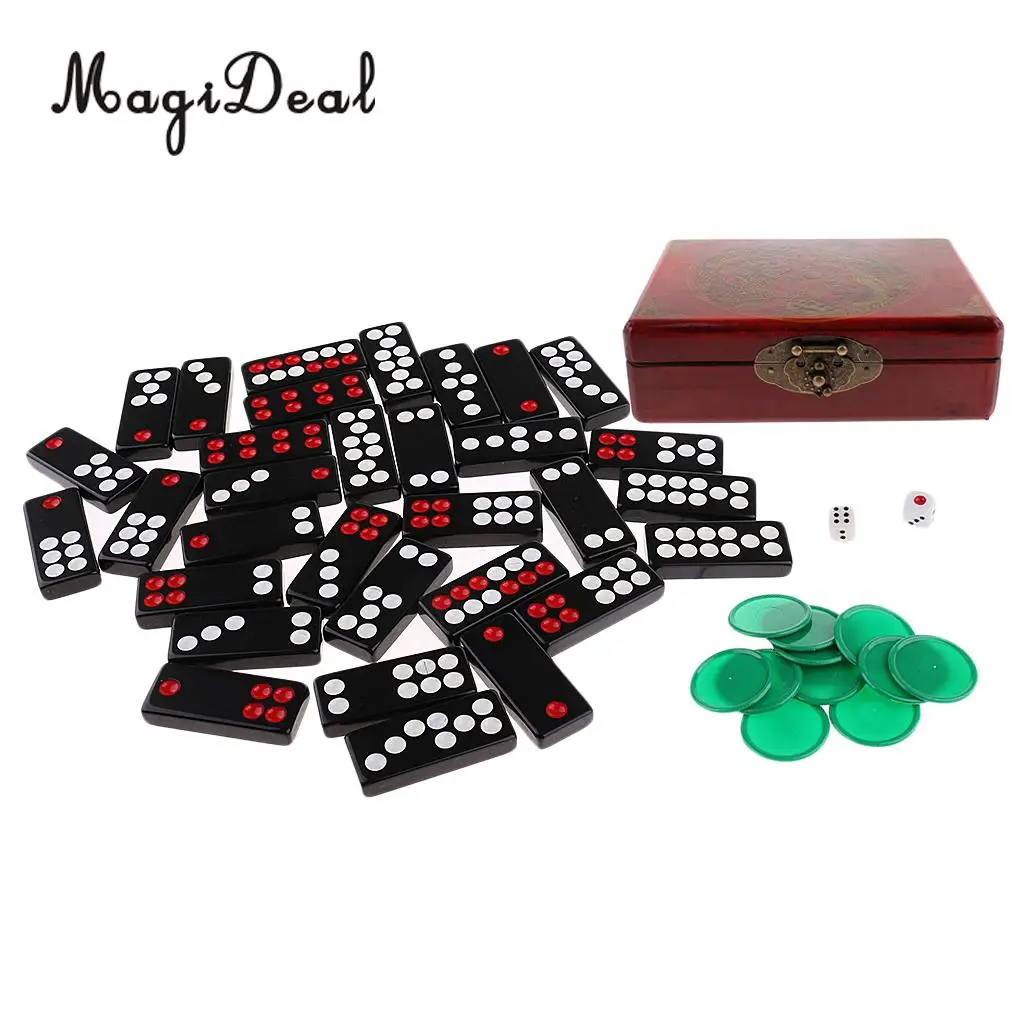 MagiDeal китайский Pai Gow Paigow набор плитки для игры в казино вечерние забавные игрушки