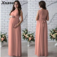 summer lace maternity photography dress elegant party dresses pregnancy clothes pregnant women maxi long dress xnxee