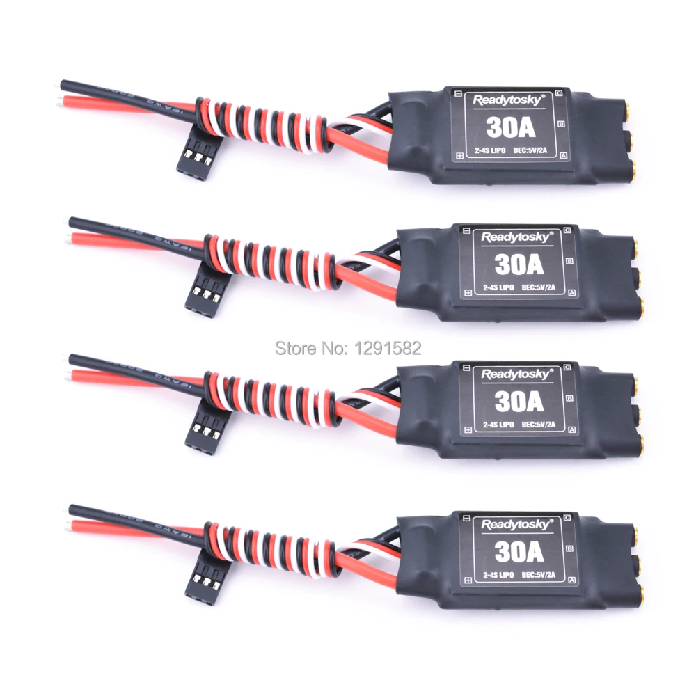 30A ESC Lipo 2-4S электронный контроллер скорости с 5V / 2A BEC для F450 квадрокоптера