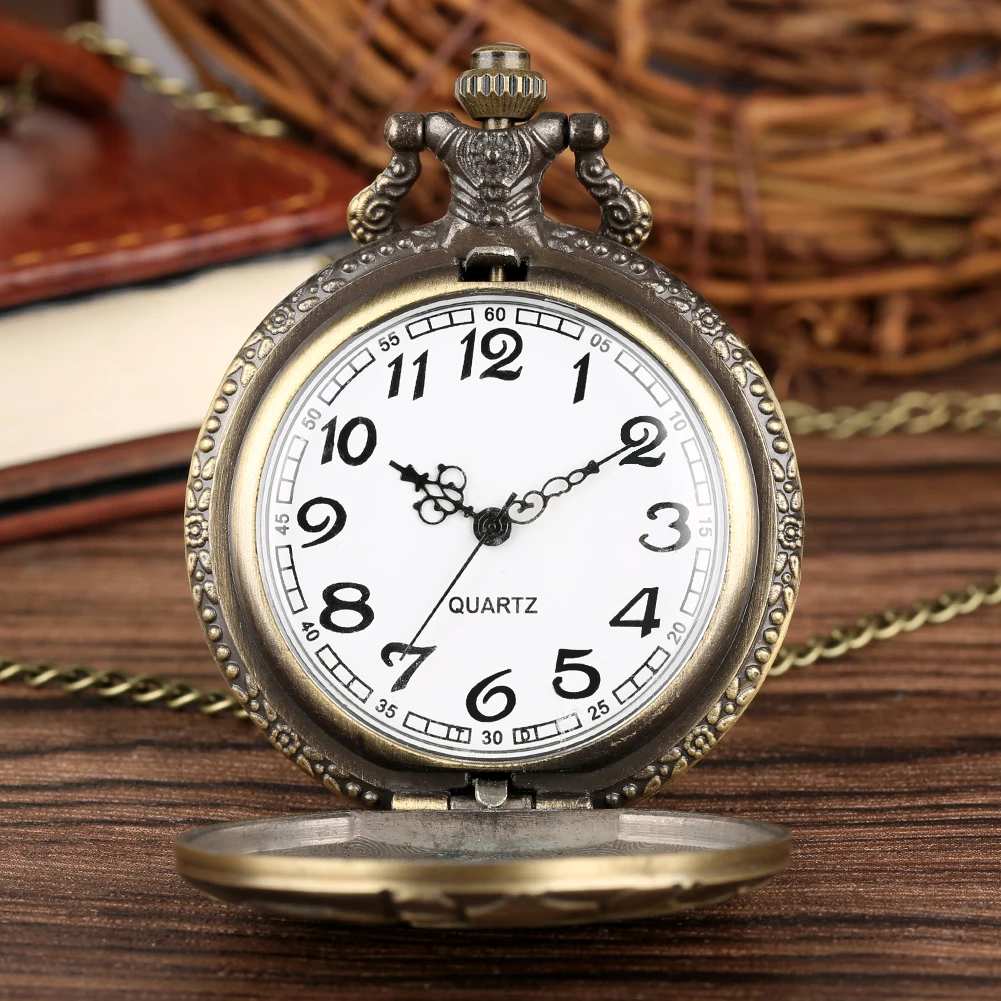 

Analog Quartz Pocket Watch for Men Vintage Old Shanghai Design Pocket Watches for Teenager Necklace Watch for Boys