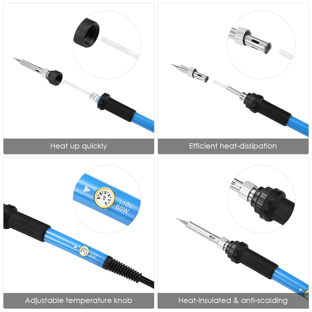 110 V 60 W ZEEPIN 9160 23 в 1 многофункциональная паяльная железные инструменты набор для