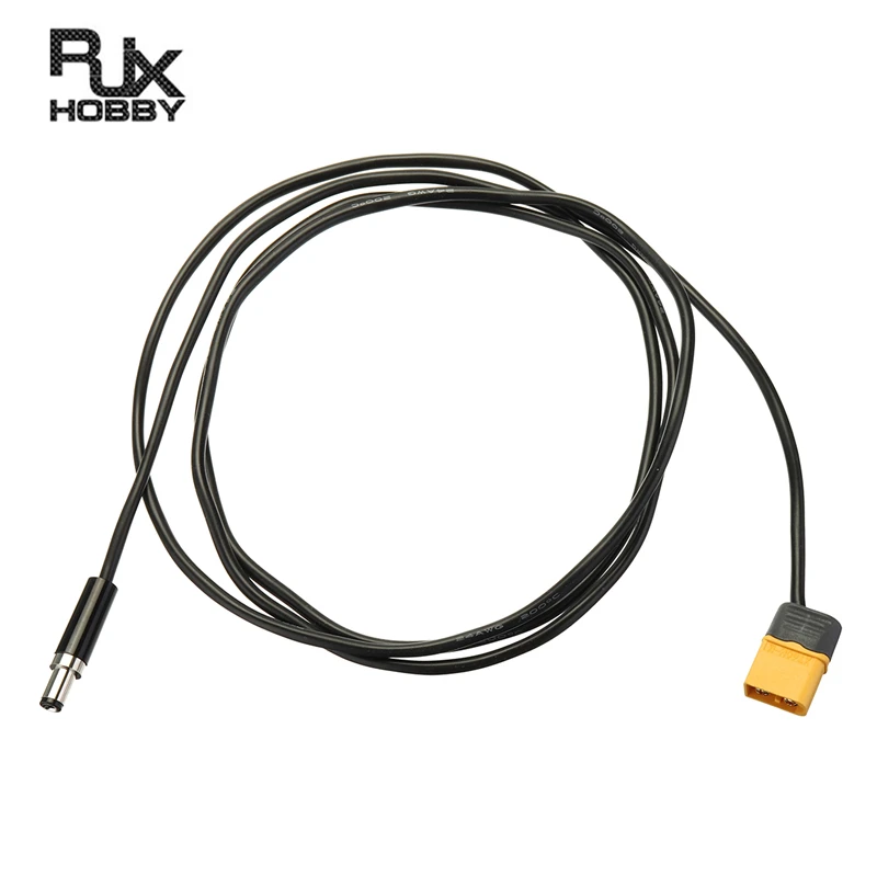 RJXHOBBY XT60 Мужской Цилиндрический разъем для штекера DC 5.5X 2 5 мм DC5525 каучуковый