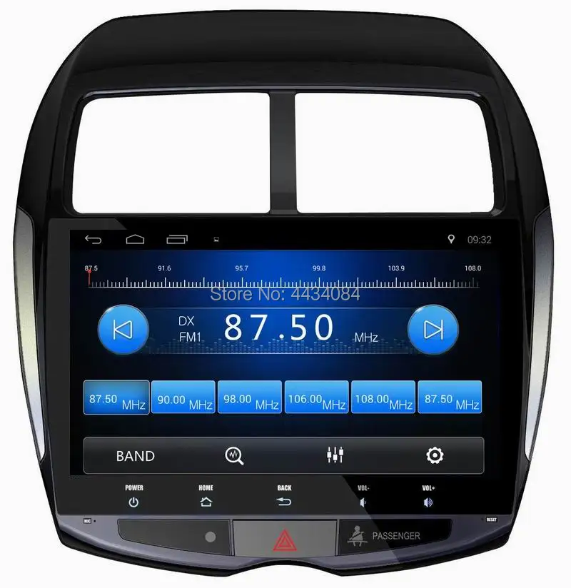 Головное устройство Ouchuangbo на android 9 0 для Mitsubishi ASX 2013 2015 с поддержкой USB swc Wi Fi 4