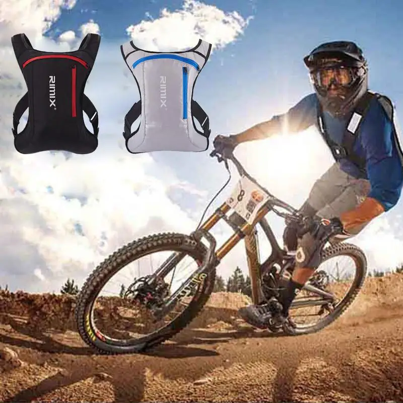 Спорт на открытом воздухе Рюкзак фара велосипед MTB Велоспорт крест рюкзак для загородной прогулки езда бег перезаряжаемые гидратации пакет мочевого пузыря