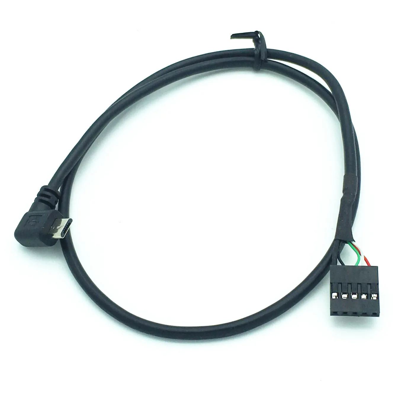 OPQ (2 Pack) 50 см 90 градусов правый угол Micro USB папа на 5 Pin Материнская плата Женский