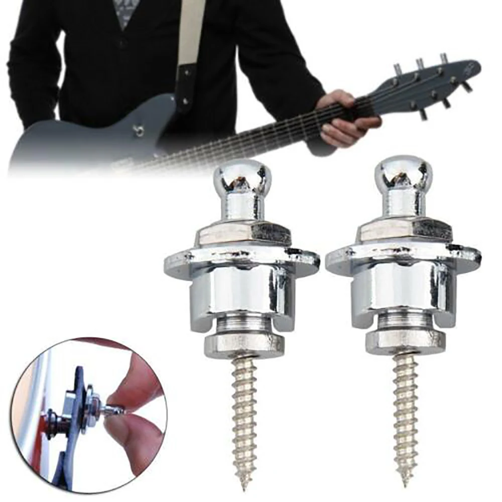 2 шт./компл. замок для гитарного ремня кнопка всех акустических электрических