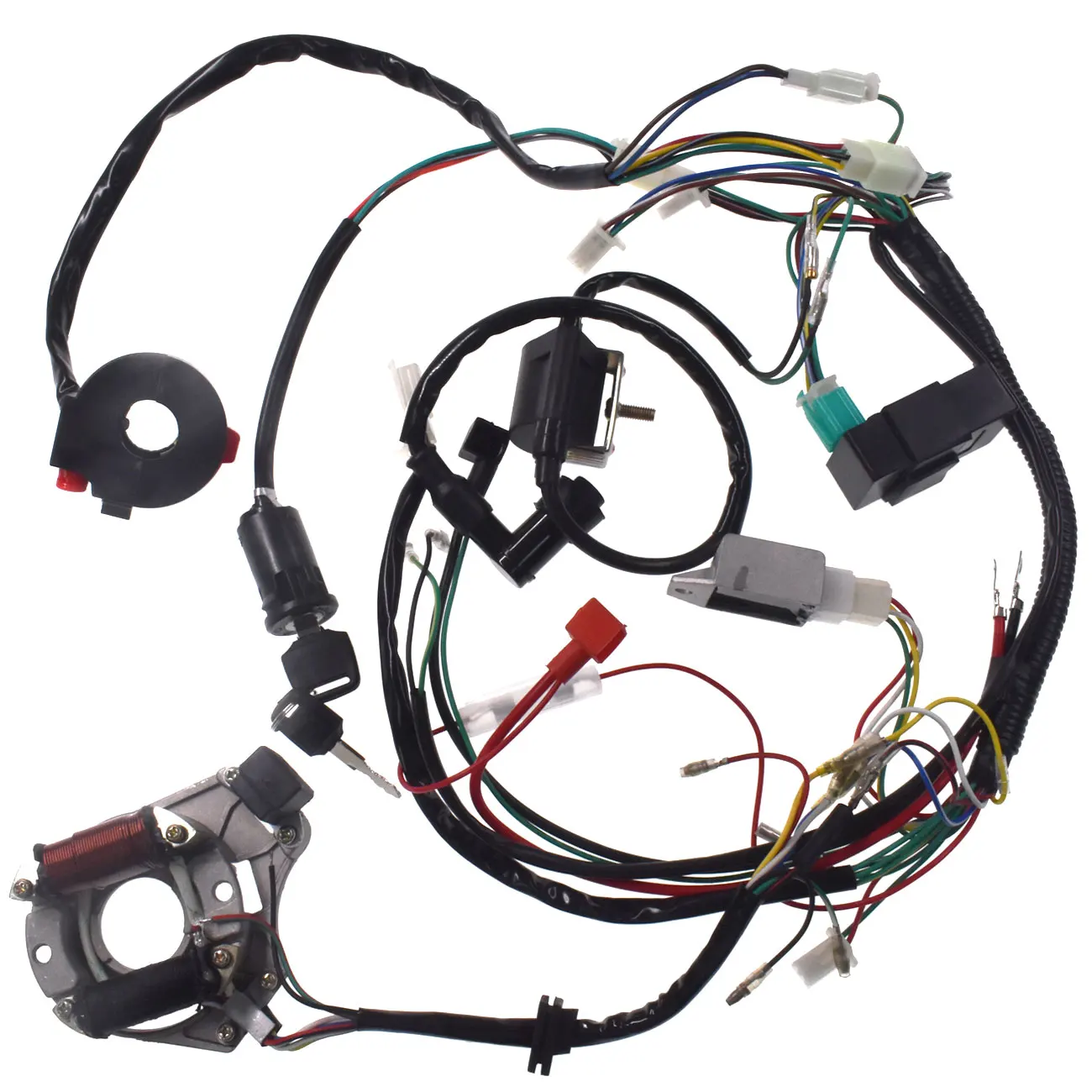 Комплект проводки CDI в сборе подходит для электрических квадроциклов 50 70 90 110 125