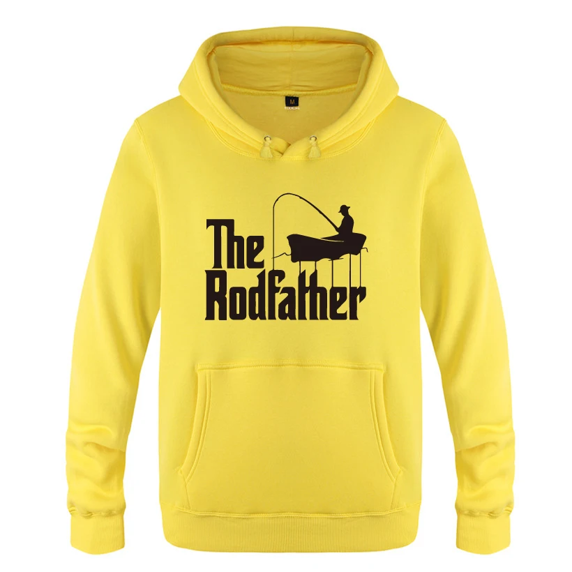 RodFather Крестный отец Рыбалка шутка в рыбацком стиле кофты Для мужчин 2018 с