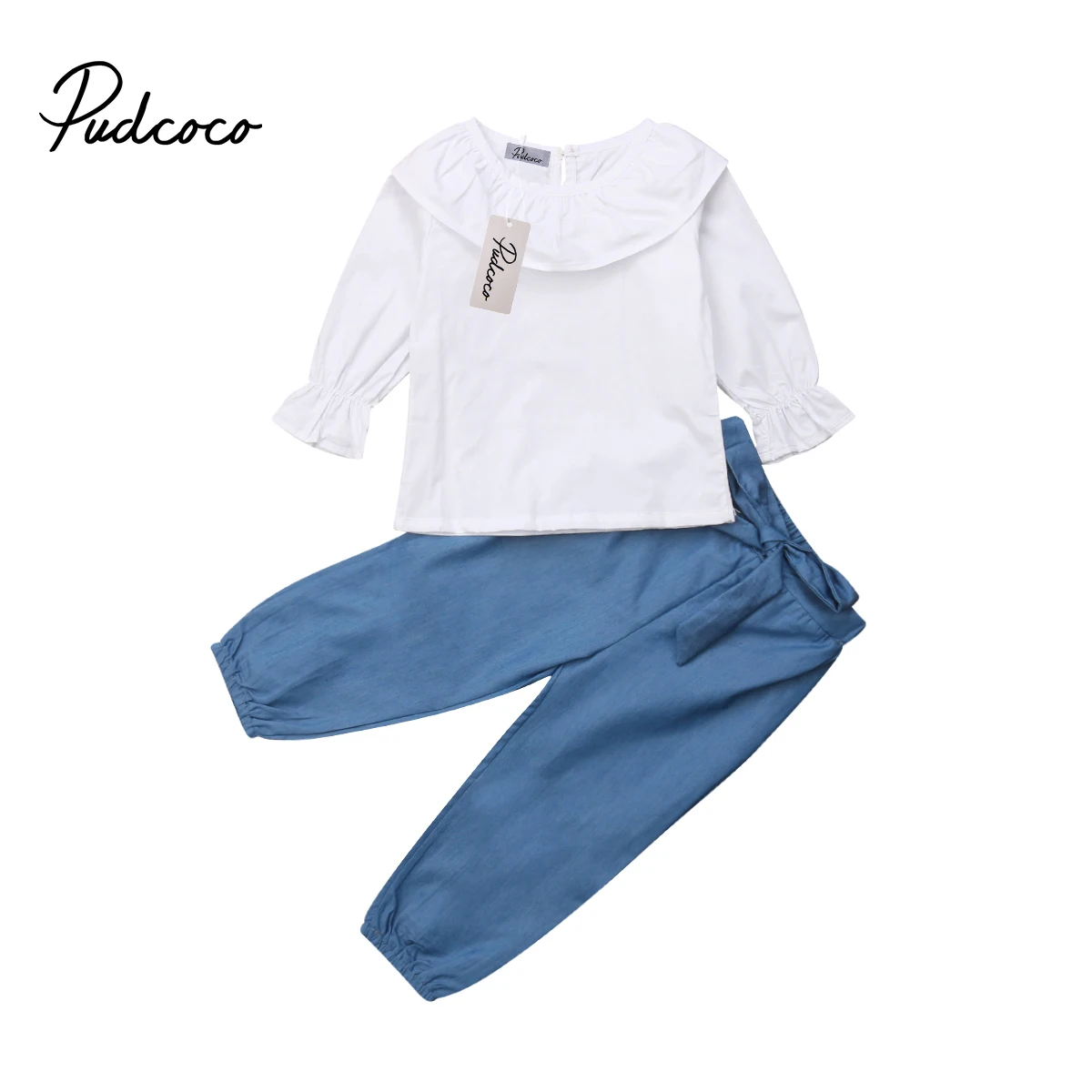 2 шт. футболка и джинсы для новорожденных девочек | Мать ребенок