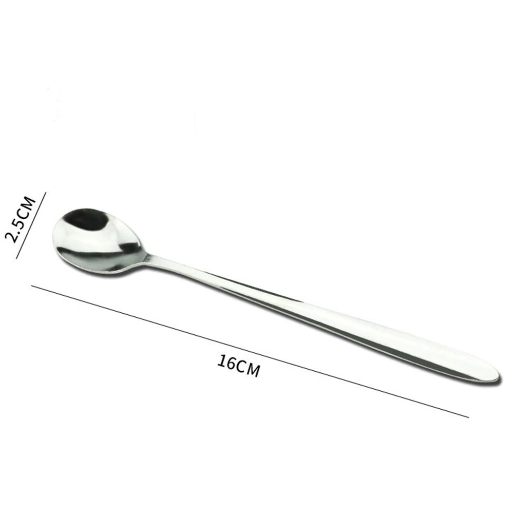 5 шт. нержавеющая сталь кофейные чайные ложки ручка креативная Ложка инструменты