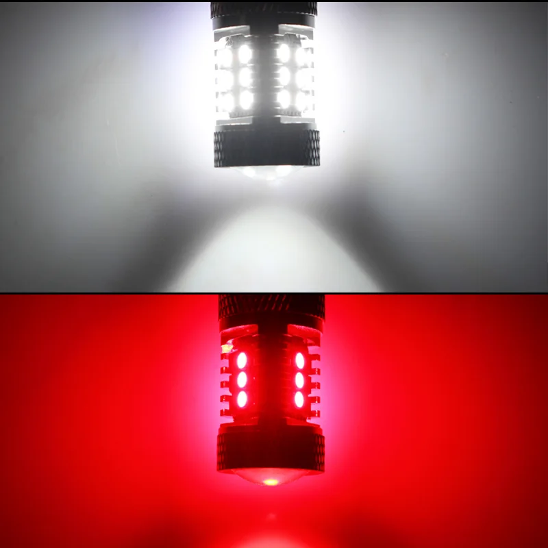 2шт 31 SMD белый/красный двойной цвет 7440 T20 992A светодиодный Сменные лампы для