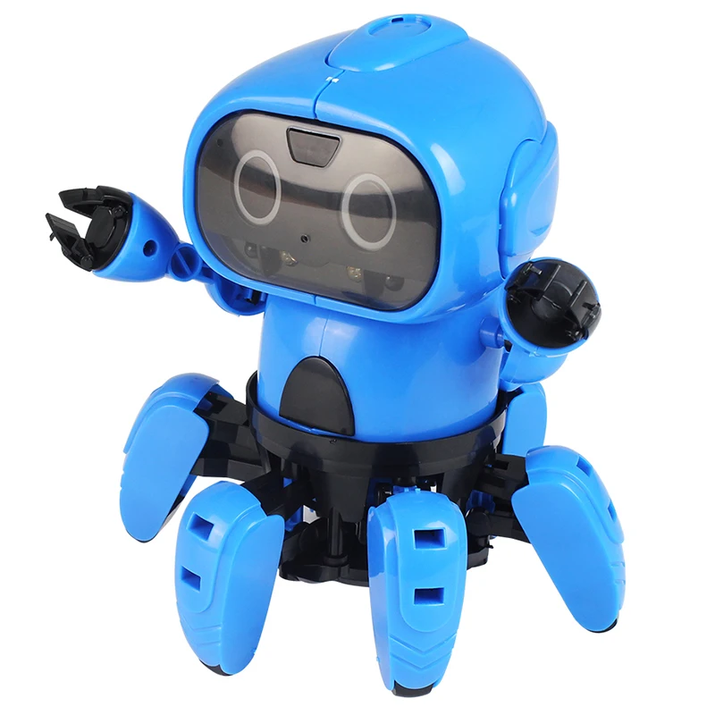 New DIY Assembled Robot Two Modes Expedition Mode Follow Electric Infrared Obstacle Avoidance Educational Toy Gifts |