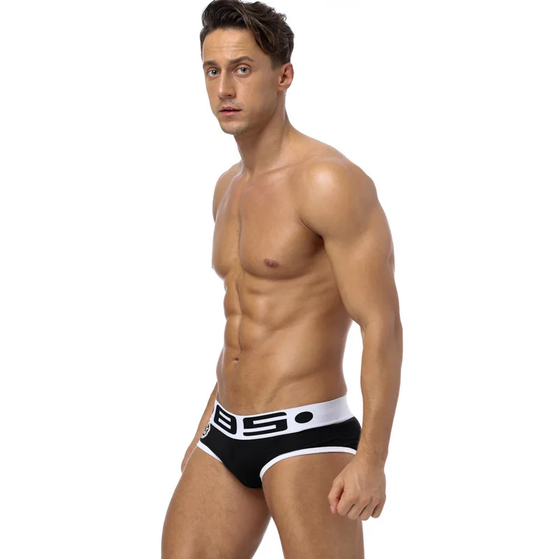 3 шт./партия сексуальное нижнее белье для мужчин одноцветные мужские треугольные