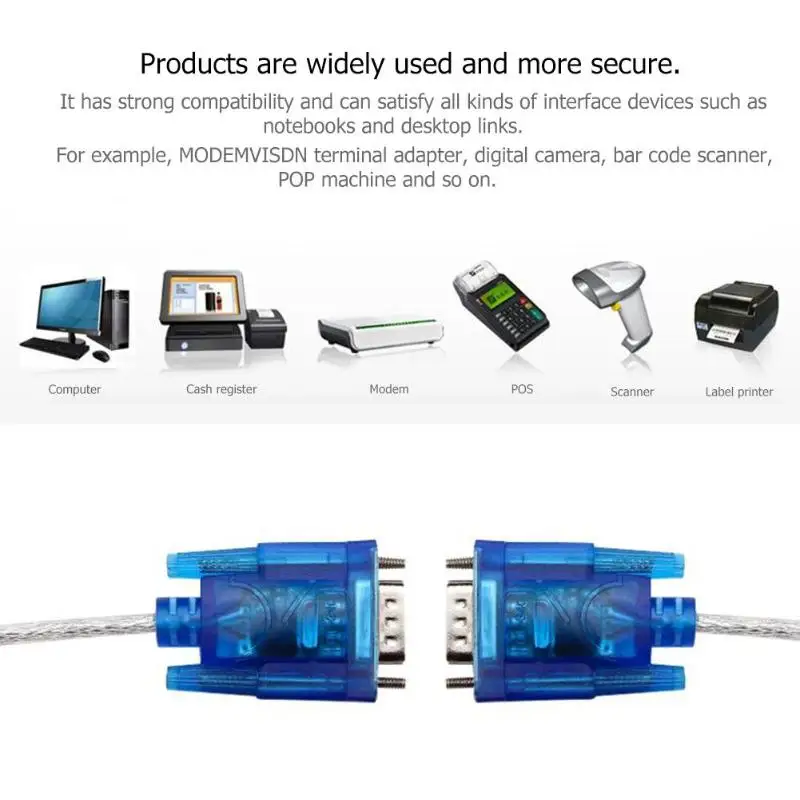 75 см USB к RS232 COM порт Последовательный 9 Pin DB9 адаптер кабель конвертер Поддержка для