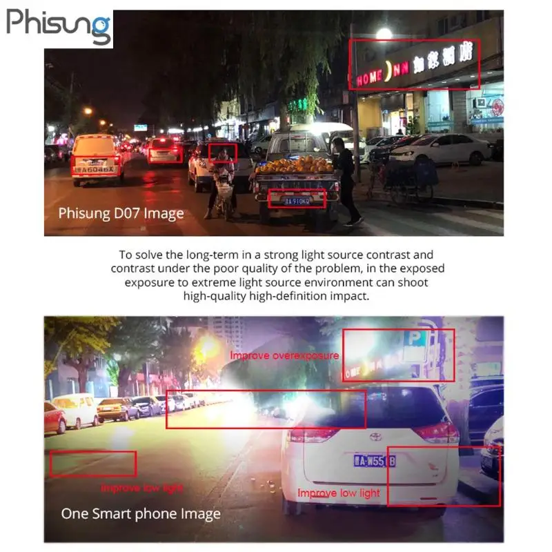 Phisung G05 9 35 &quotWiFi 3G Android 5 0 Автомобильное зеркало заднего вида DVR Dashcam Авто Full HD 1080P