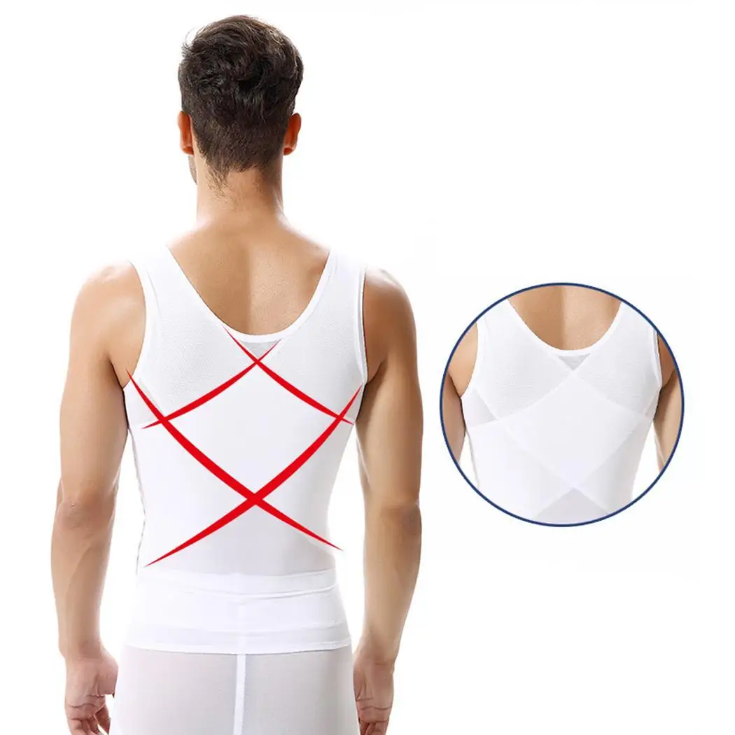 Мужские повседневные утягивающие топы весна лето осень регулируемый пояс с