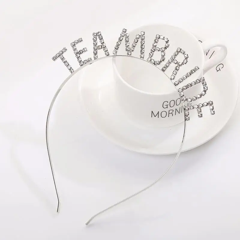 Аксессуары для волос золотистый Свадебный девичник подружки невесты свадебный