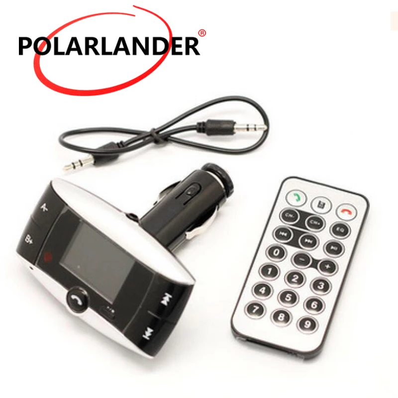 Car MP3 Player BluetoothHandsfree FM Transmitter HD Loosless + LCD Screen Support TF Slot With Remote Control | Автомобили и