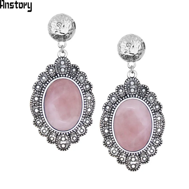 Овальные серьги гвоздики с натуральным лазуритом и тигровым глазом кулон в виде