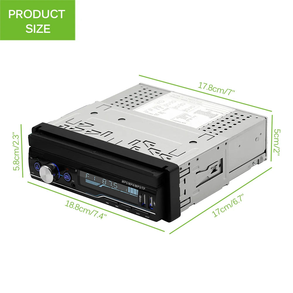 MP5 плеер с 7 дюймовым экраном Bluetooth стерео радио музыкальный медиаплеер FM USB GPS