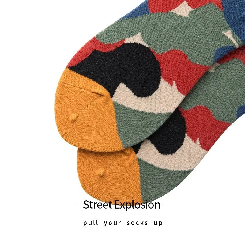 Happy Socks/женские оригинальные носки с абстрактным рисунком Модные женские