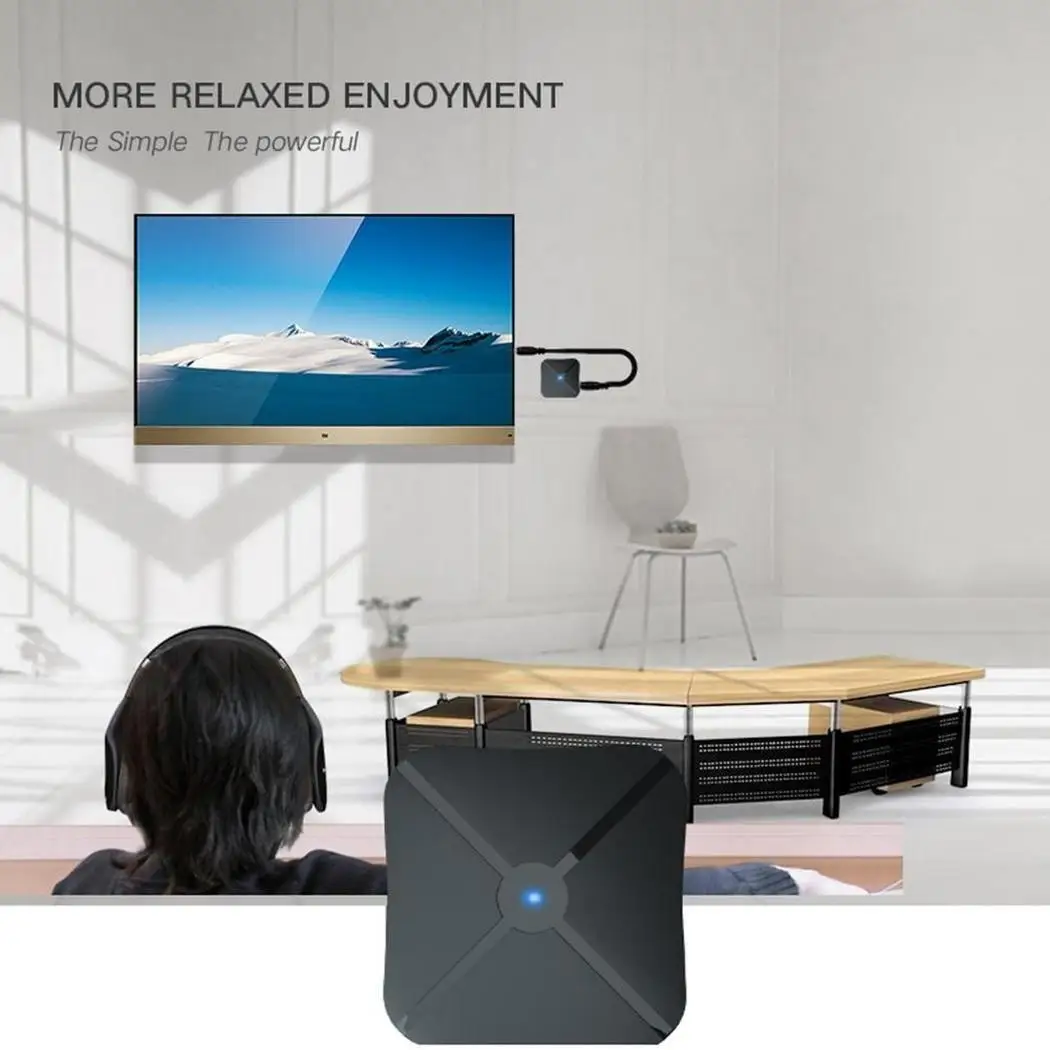2 в 1 беспроводной Bluetooth 4 аудио литий-полимерный (200 мАч) передатчик приемник