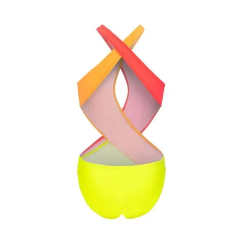 Сексуальный женский купальник стильный Контрастный ЦВЕТНОЙ популярный новинка