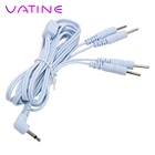 VATINE 24 Pin электрошоковый провод Электростимуляция терапевтический массажер аксессуары секс-игрушки для пениса кольцо Анальная пробка