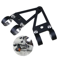 4mm steel headlight bracket turn lights bracket mount holder matte black universal for 41mm fork