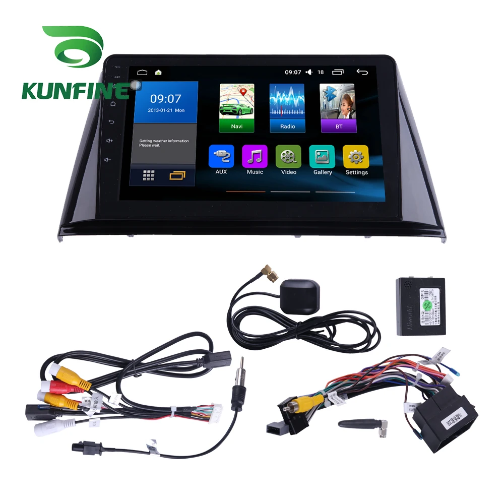 Восьмиядерный 1024*600 Android 8 1 автомобильный DVD GPS навигационный плеер Deckless стерео для