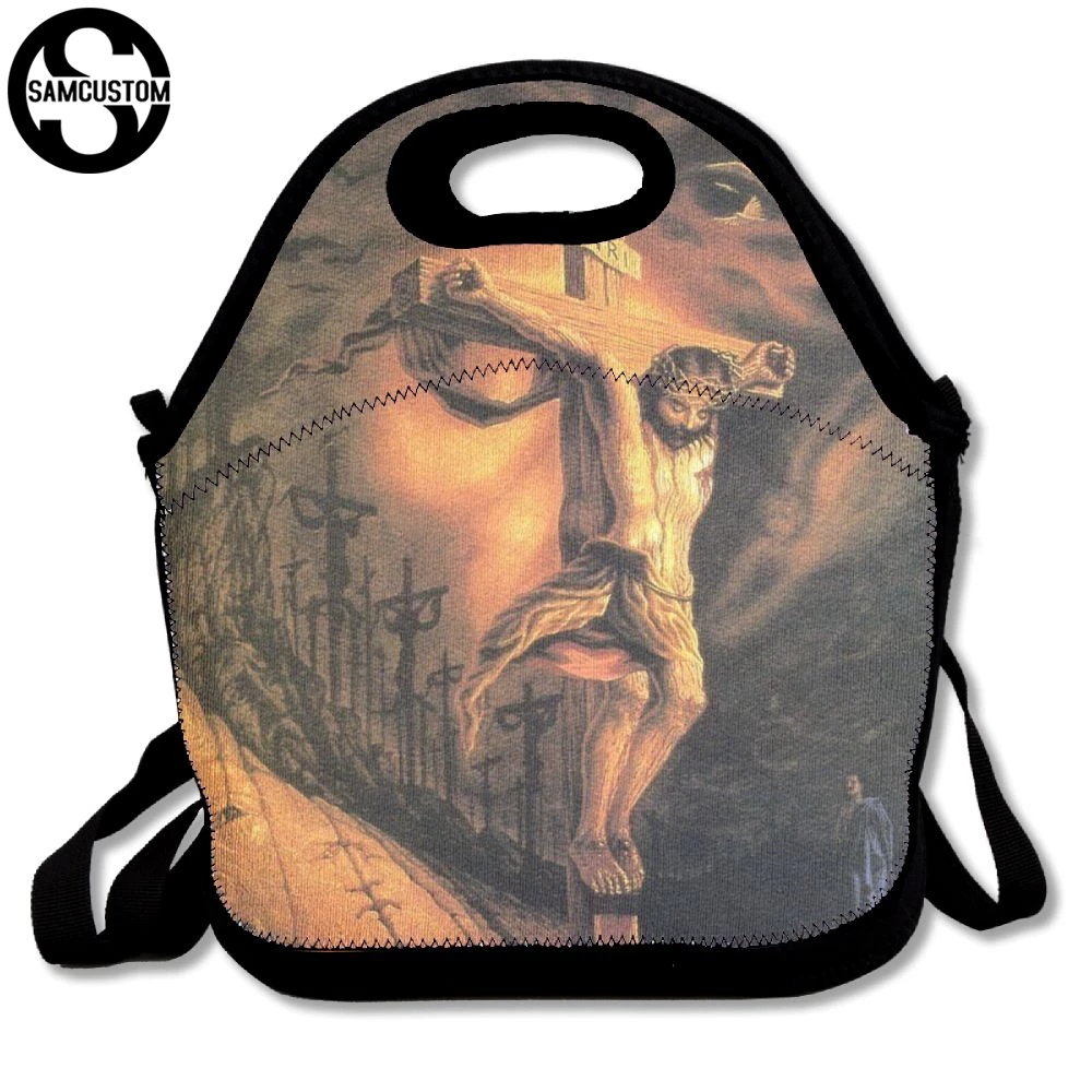 SAMCUSTOM Иисуса христианство хорошая пятница сумки для обедов изолированные