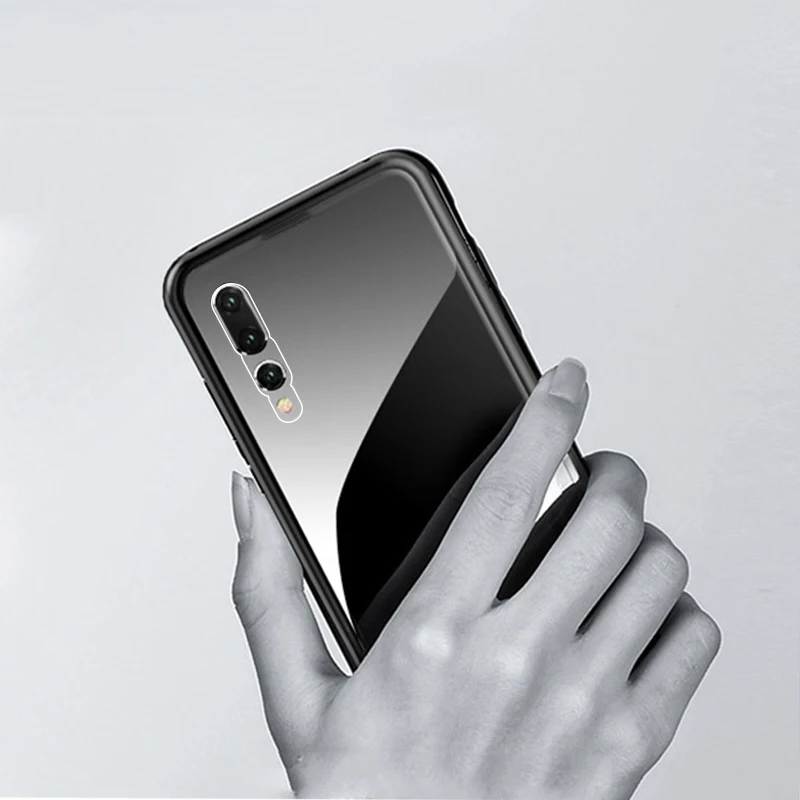 Магнитная Адсорбция мобильный телефон для Huawei honor 8x чехол из закаленного стекла
