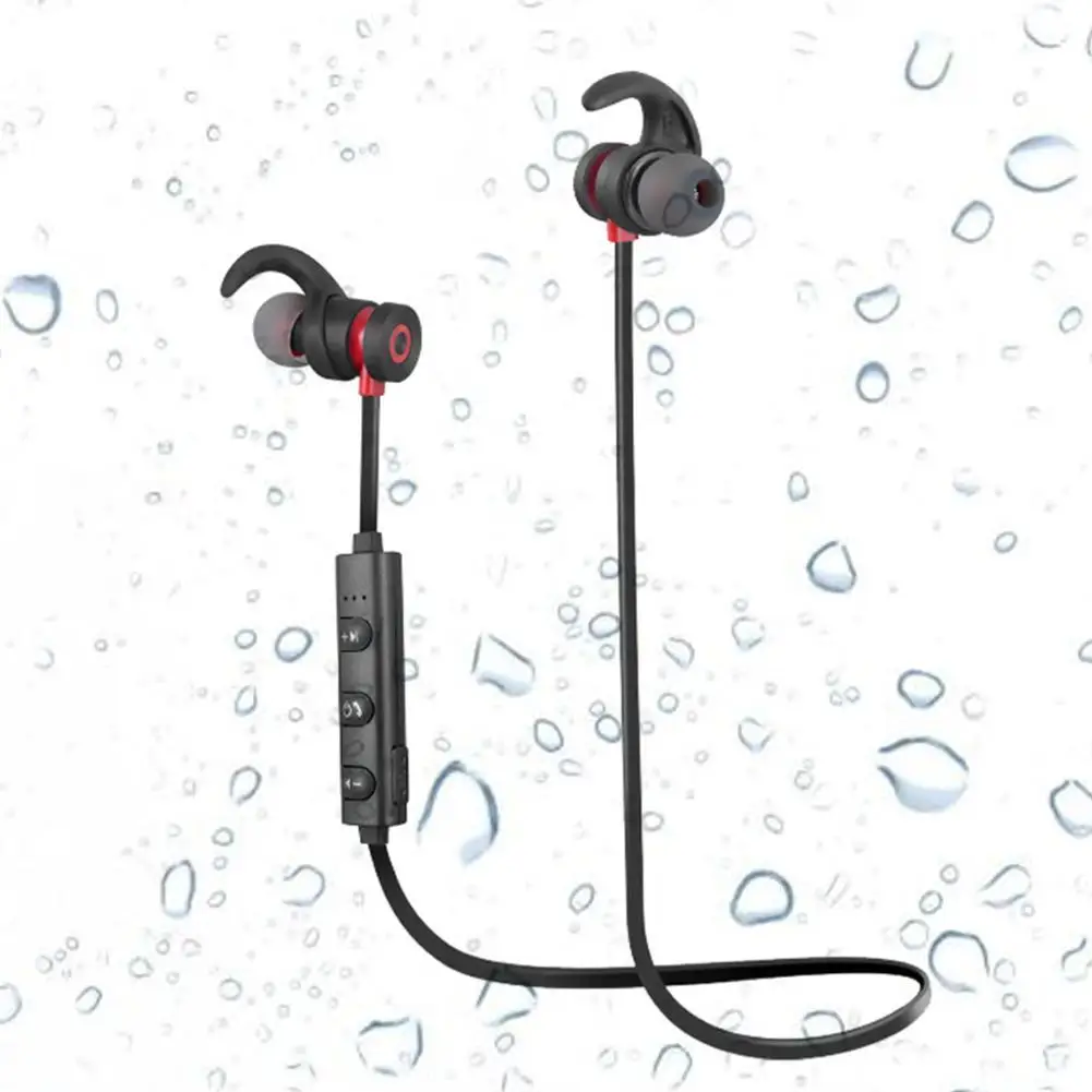 Универсальные беспроводные Bluetooth наушники магнитные водонепроницаемые