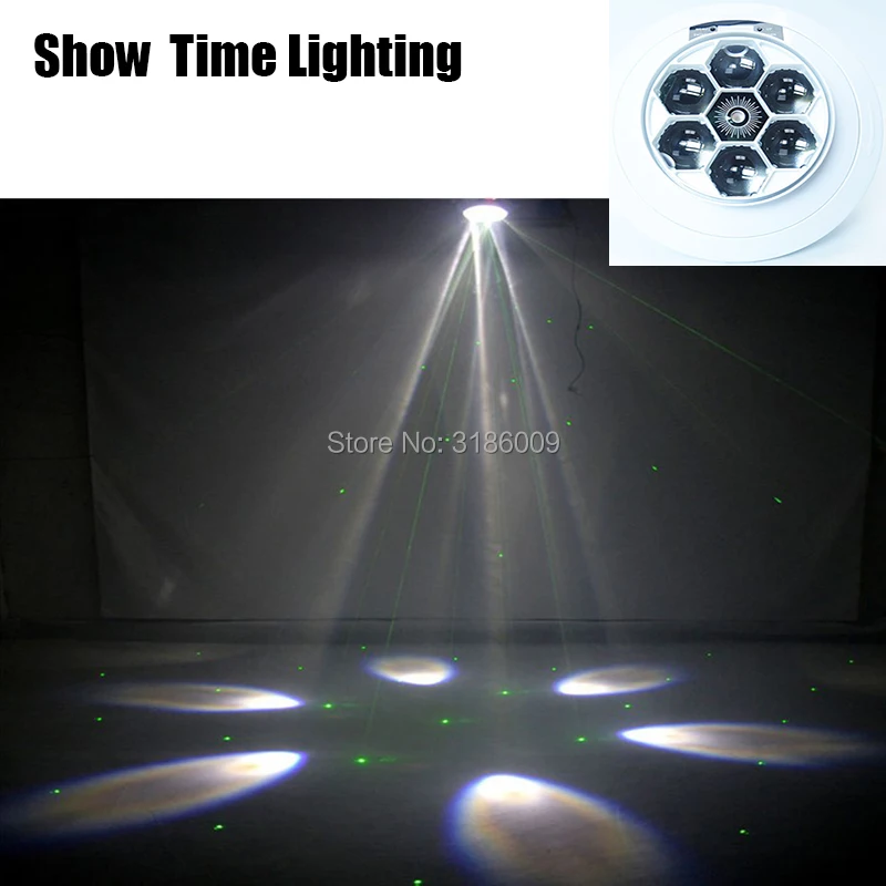 Показывать время светодиодный мини Би глаз Moving головной светильник 6x12 Вт RGBW