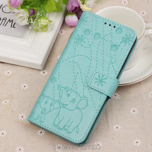 Кожаный чехол кошелек C ku Elephant для Nokia 6 1 7 Motorola MOTO One P30 Play G6 PLUS с подставкой и