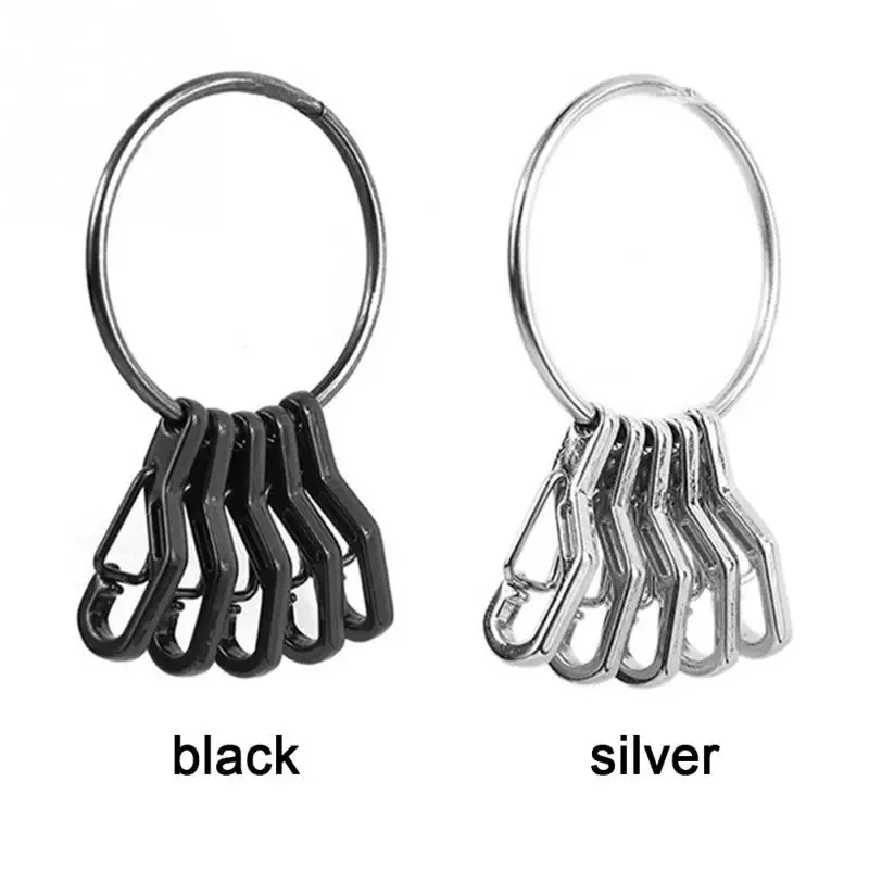 1 шт. брелок 5 шт./лот пружинный крючок новый набор ключей EDC быстросъемный Карабин