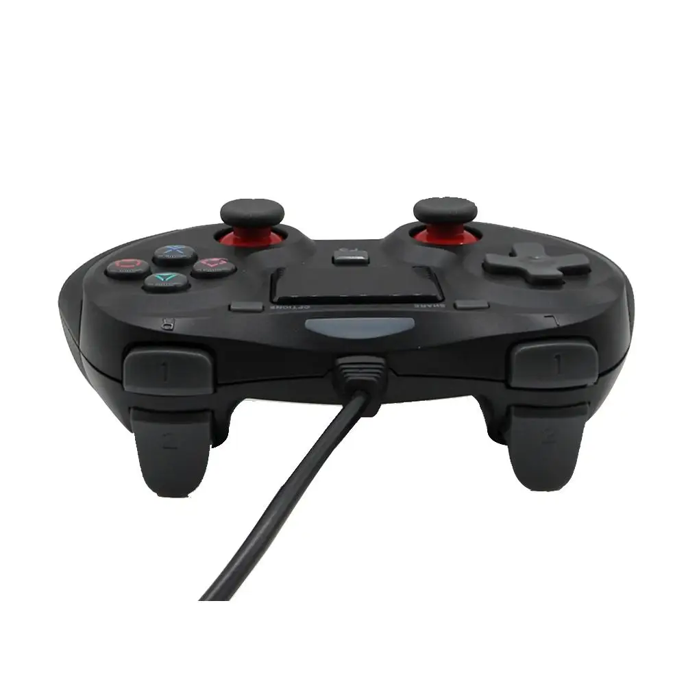 Портативный PS4 проводной контроллер usb геймпад с двойной вибрации для Playstation 4