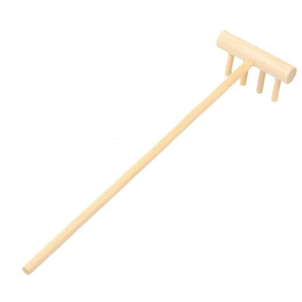 Натуральные Деревянные грабли медитация ремесло для дзен садовый песок