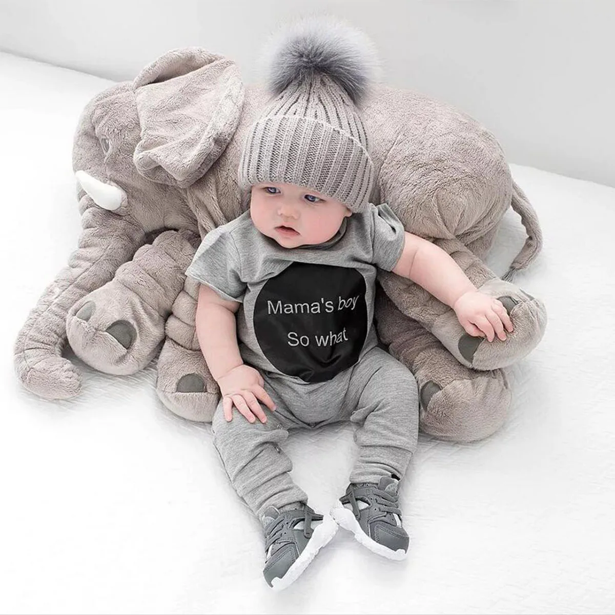 

EAZII New Fashion Newborn Toddler Infant Baby Boys Romper Short Sleeve Jumpsuit Playsuit Little Boy Outfits Gray Clothes