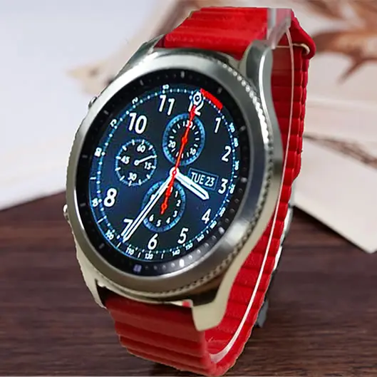 Ремешок для часов кожаный магнитный ремешок 20 или 22 мм Huawei Watch 2 Sport Samsung Gear S3 Spor S2