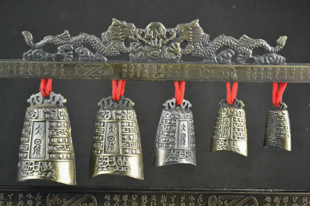 

Classic Decorative Bronze Sculpture Of Rare Classical Instruments Chime