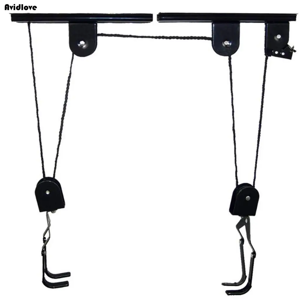 Wall Mount Bicycle Storage Hook Ceiling Hanger Bike Lift HoistEffortless raising and lowering of your bike | Спорт и развлечения