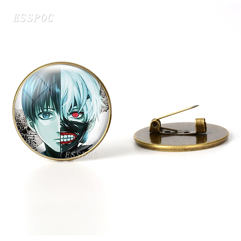 Винтажная бронзовая брошь Tokyo Ghoul Touka Kaneki Ken Rize Kamishiro броши в стиле аниме подарок