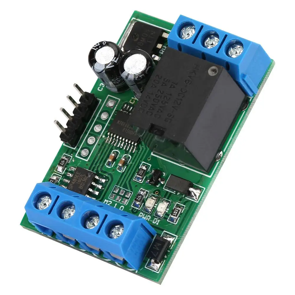 12 в 1 канал RS485 MODBUS RTU Серийный порт Многофункциональный релейный модуль с