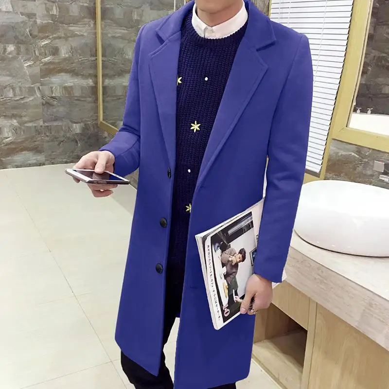 Узкие Masculino Casaco компридо и куртка Chaqueta Larga Hombre манто Homme на весну зиму Hiver мужчин РК