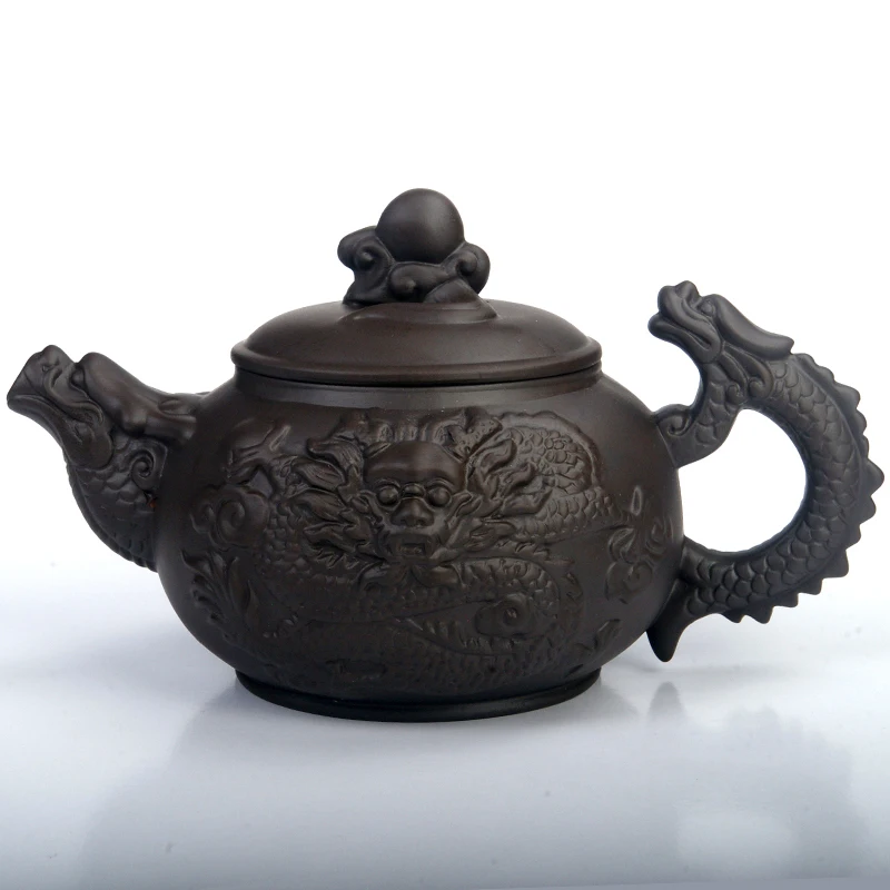 Authentic Yixing Teapot Tea Pot 360ml Dragon Capacity Purple Clay Set Kettle Kung Fu Chinese Ceremony | Дом и сад