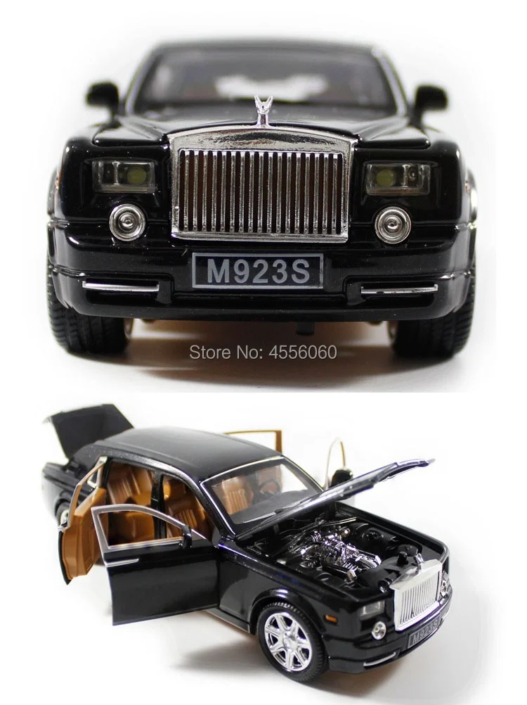 Весы 1:24 Rolls Royce Phantom эксклюзивная модель автомобиля литые машины из