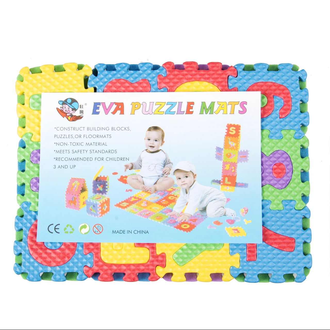 

Pudcoco 36pcs Soft Eva Foam Baby Play Floor Mat Alphabet Numbers Kid DIY
